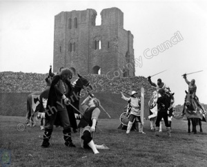 Jousting at Scarborough Castle